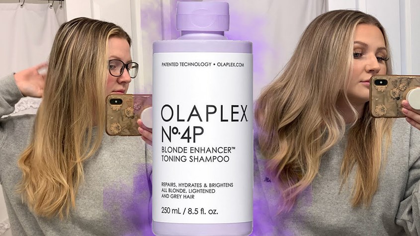 Olaplex No. 4P Blonde Enhancer Toning Shampoo