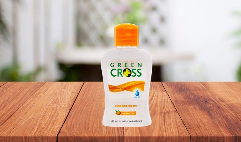 Gel rửa tay khô Green Cross trẻ em hương dưa táo chai 100 ml