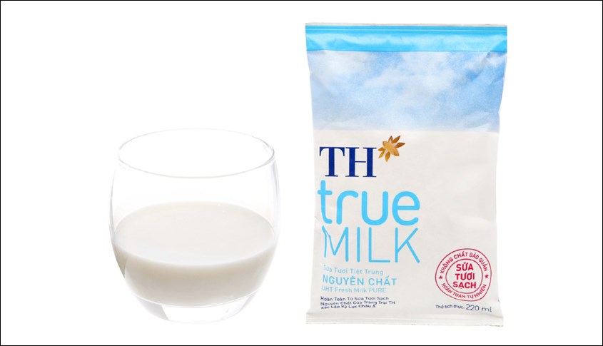 Sữa tươi TH true MILK không đường 220 ml Sữa tươi TH true MILK không đường 220 ml