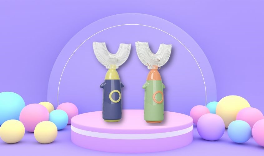 Bàn chải điện chữ U Silicone PVN2334