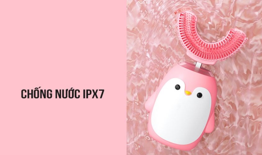 Bàn chải điện chữ U có khả năng chống thấm nước tuyệt đối
