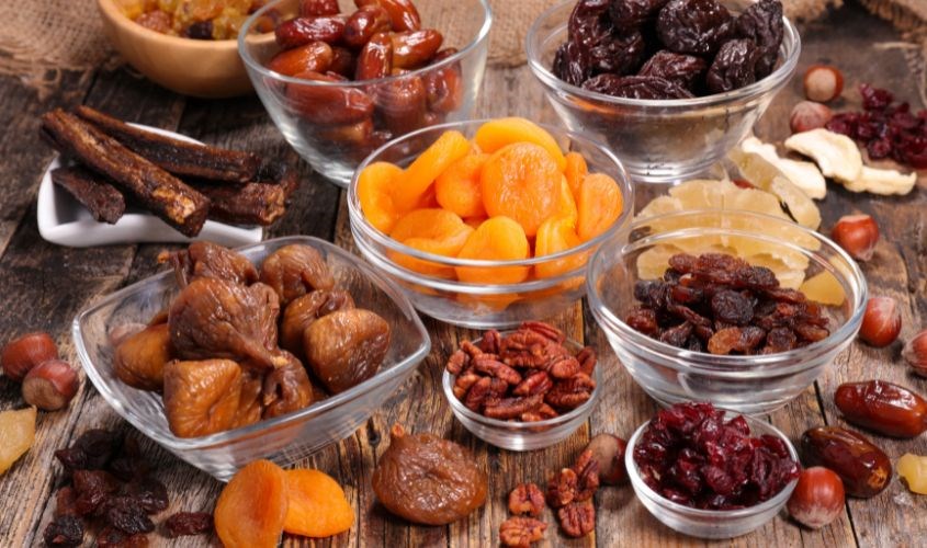 Trái cây khô chứa nhiều Vitamin B6