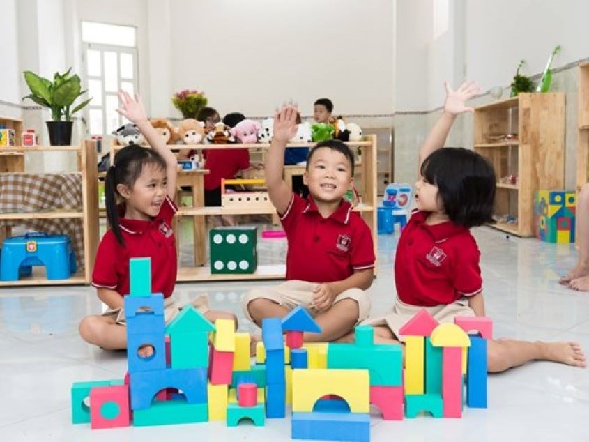 Phương pháp giảng dạy Montessori chuẩn quốc tế. Nguồn: Internet