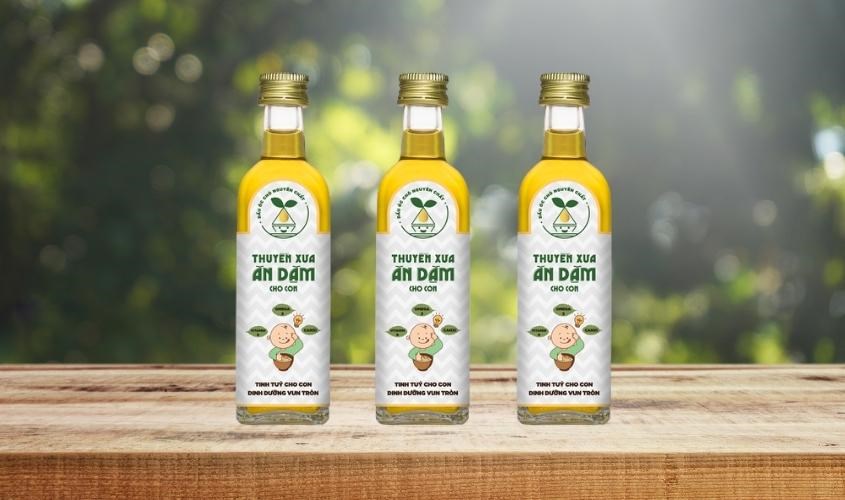Dầu óc chó Thuyền Xưa ăn dặm cho bé chai 65 ml (từ 6 tháng)