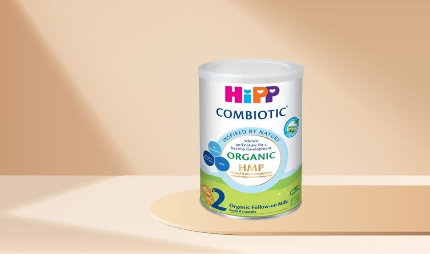 Sữa bột HiPP Organic Combiotic vị nhạt thanh số 2 350g (6 - 12 tháng)