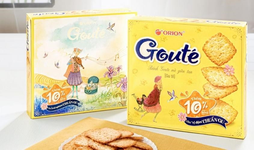 Bánh quy Orion Gouté vị mè hộp 288g