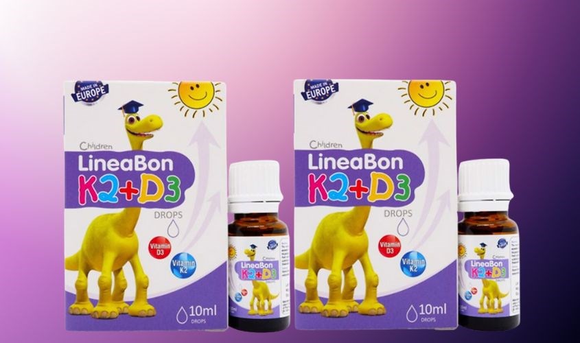 Bổ sung siro LineaBon K2+D3 hỗ trợ trẻ hấp thu canxi 10 ml (từ 0 tháng) Bổ sung siro LineaBon K2+D3 hỗ trợ trẻ hấp thu canxi 10 ml