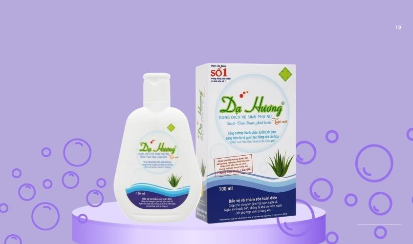 Dung dịch vệ sinh phụ nữ Dạ Hương hương dịu nhẹ 100 ml Dung dịch vệ sinh phụ nữ Dạ Hương hương dịu nhẹ 100 ml