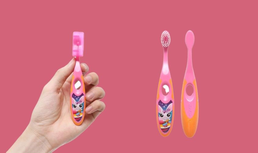 Bàn chải cho bé Jordan Step 2 lông mềm (3 - 5 tuổi) - Màu ngẫu nhiên