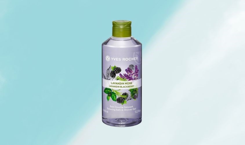 Sữa tắm Yves Rocher Lavandin Blackberry – Hương Mâm xôi đen và Lavender hỗ trợ làm lành vết thương