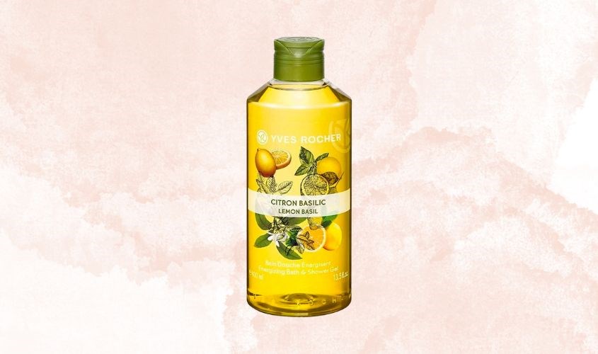 Sữa tắm Yves Rocher Lemon Basil – Kết hợp của Chanh và Húng quế mang đến sự sảng khoái