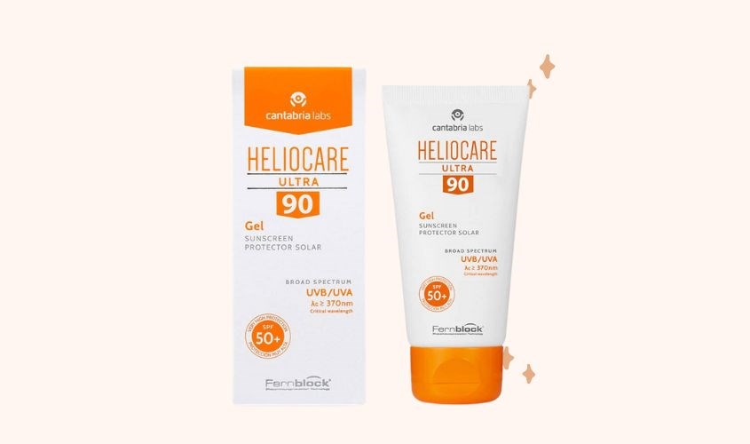 Kem chống nắng phổ rộng Heliocare Ultra gel cung cấp collagen cho da 