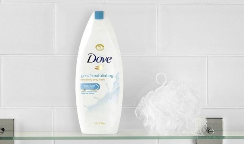 Sữa tắm Dove Gentle Exfoliating có mùi thơm dịu nhẹ