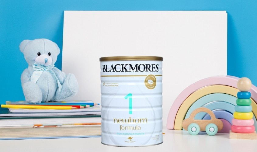 Sữa bột Blackmores NewBorn Formula số 1 900g (0 - 6 tháng)