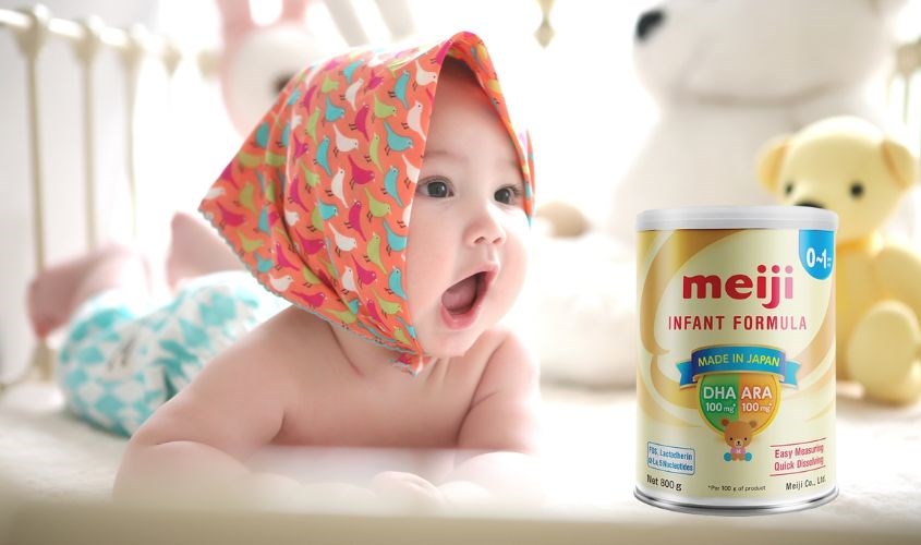 Sữa bột Meiji Infant Formula 800g (0 - 12 tháng)