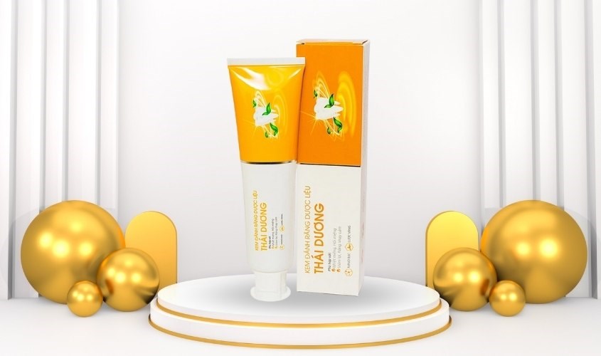 Kem đánh răng dược liệu Thái Dương với công thức đặc biệt kết hợp Nano bạc với lược vàng