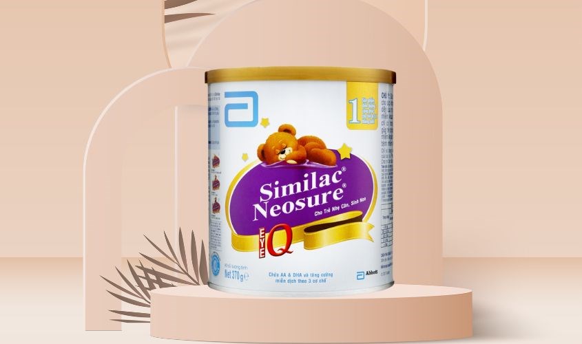 Sữa bột Similac Neosure Eye-Q 370g (0 - 12 tháng)