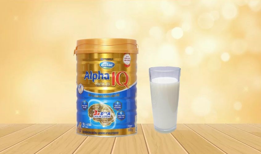 Sữa bột Dielac Alpha Gold IQ số 4 lon 900g (2 - 6 tuổi) 