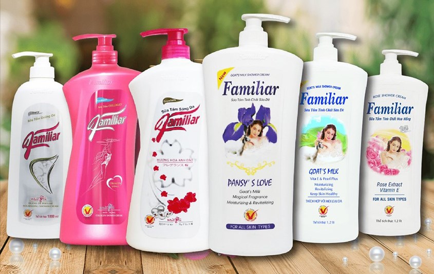 Thương hiệu sữa tắm Familiar