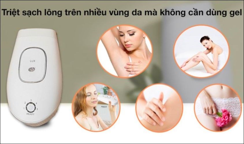 Máy triệt lông Rio có thiết kế nhỏ gọn với nhiều ưu điểm