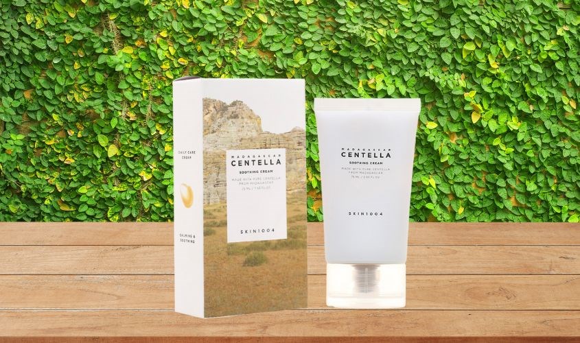 Dùng Kem dưỡng ẩm chiết xuất Rau Má Skin1004 Madagascar Centella Soothing 75 ml sau khi triệt lông