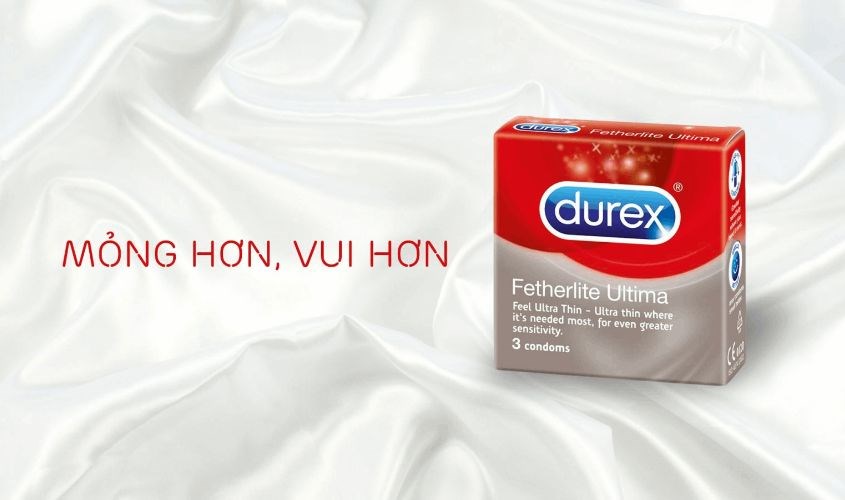 Durex Fetherlite với nhiều ưu điểm vượt trội, đem đến sự khác biệt đối với các sản phẩm khác