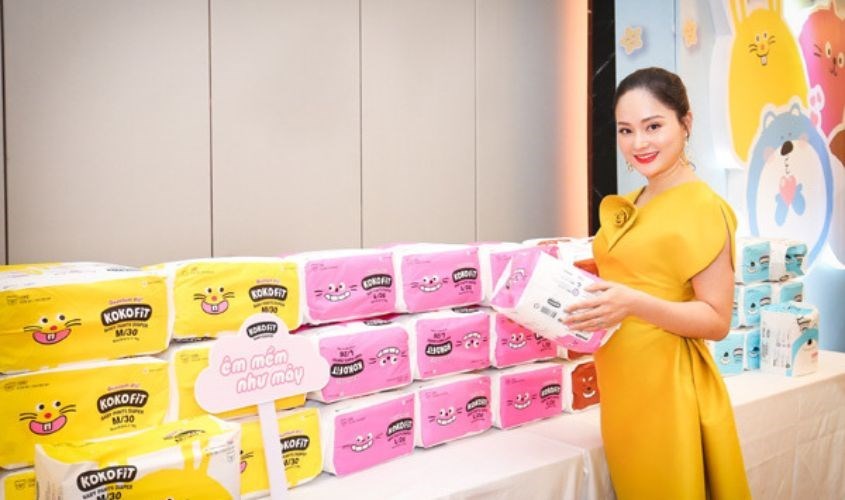 Bỉm Kokofit có chất liệu an toàn được nhiều bà mẹ Việt Nam tin dùng