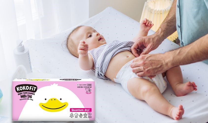 Bỉm Kokofit với khả năng thấm hút vượt trội