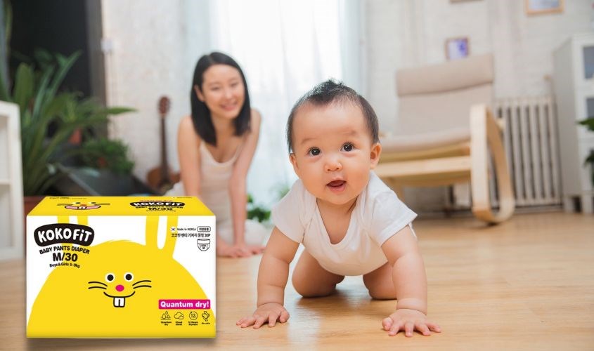 Tã dán size M dành cho bé từ 6 - 11kg