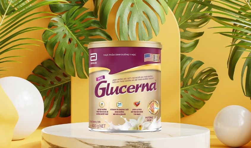 Sữa bột Abbott Glucerna hương vani 400g (dành cho người bệnh tiểu đường)