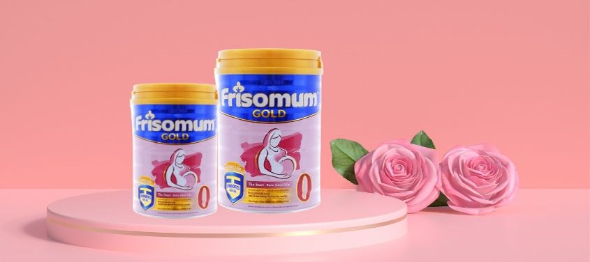 Sữa bầu Frisomum Gold hương cam 900g