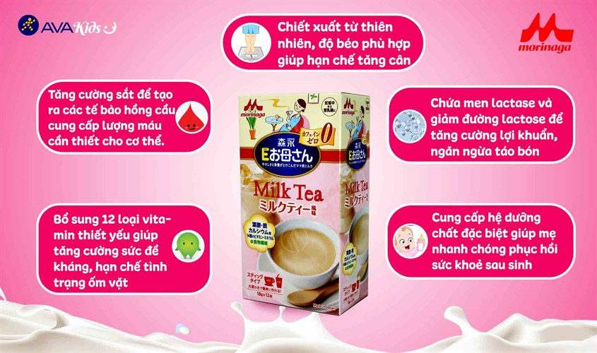 Sữa bầu Morinaga là một sản phẩm sữa dành riêng cho phụ nữ mang thai.