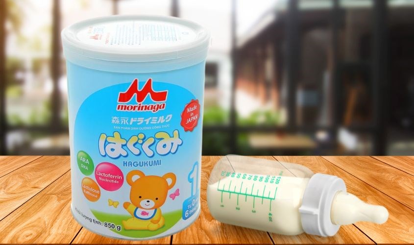 Sữa bột Morinaga Hagukumi số 1 850g (0 - 6 tháng)