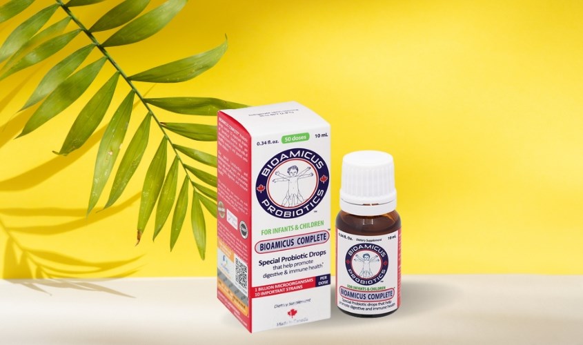 Siro BioAmicus Complete hỗ trợ cải thiện hệ vi sinh đường ruột 10 ml (từ 0 tháng)