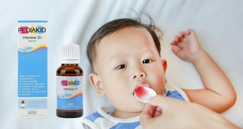 Siro Pediakid Vitamin D3 phát triển xương và răng 20 ml