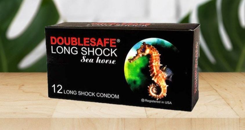 Bao cao su Double Safe Long shock seahorse 