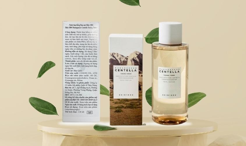 Toner Skin1004 Madagascar Centella Toning chiết xuất rau má an toàn, lành tính Toner Skin1004 Madagascar Centella Toning chiết xuất rau má an toàn, lành tính