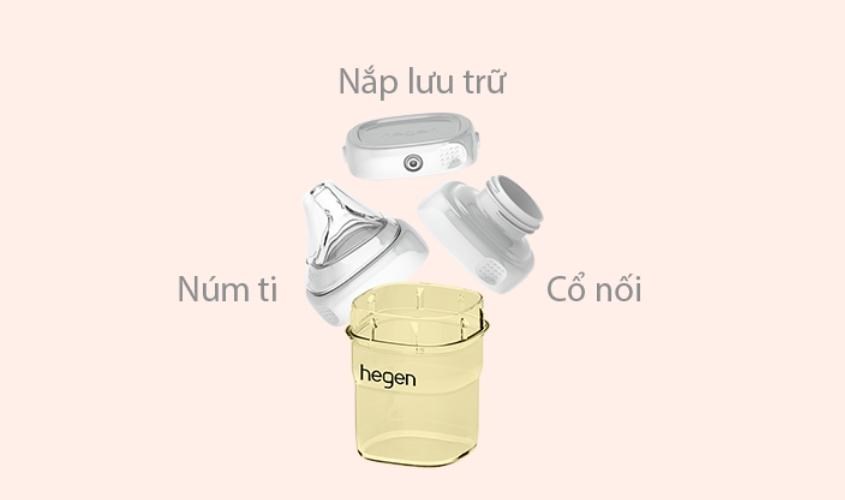 Tháo gỡ nắp bình, ruột bình, núm vú