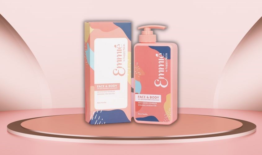 Kem dưỡng trắng toàn thân 5% Niaciamide Emmié Face & Body Emulsion 250g