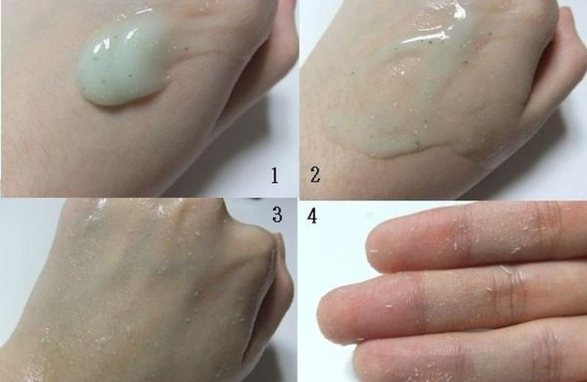 Gel tẩy tế bào chết với không thành phần hóa học