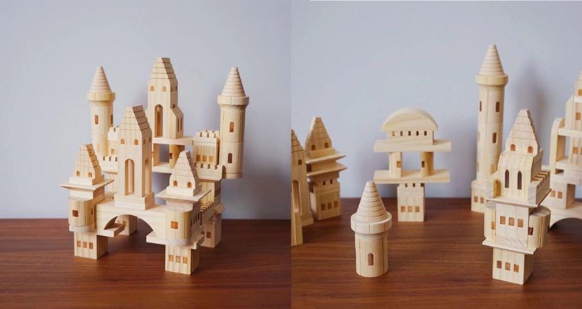 Bộ đồ chơi lắp ghép lâu đài