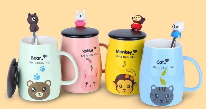 Ly sứ in hình đáng yêu