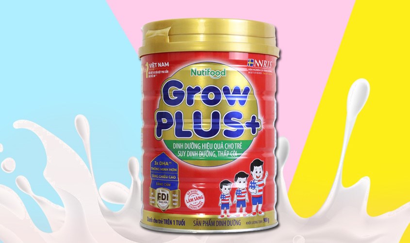 Sữa bột Nutifood GrowPLUS+ 900g (trên 1 tuổi)