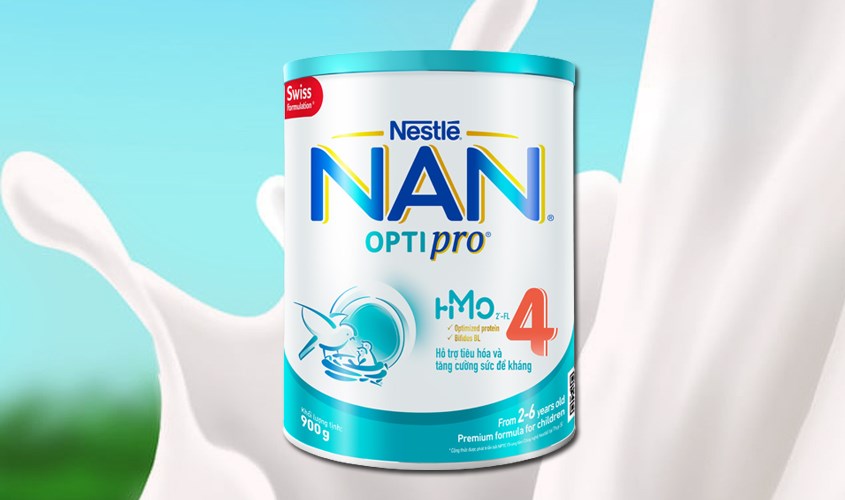 Sữa bột NAN Optipro số 4 900g (2 - 6 tuổi)