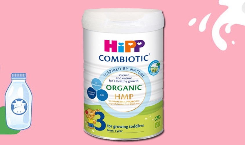 Sữa bột HiPP Organic Combiotic vị nhạt thanh số 3 800g (12 - 36 tháng)