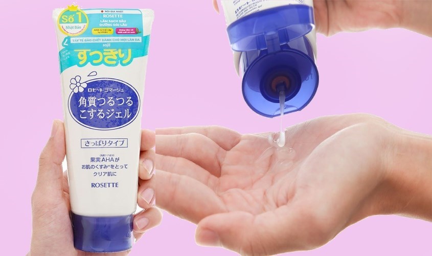Gel tẩy tế bào chết da mặt dành cho mọi loại da Rosette AHA 180g