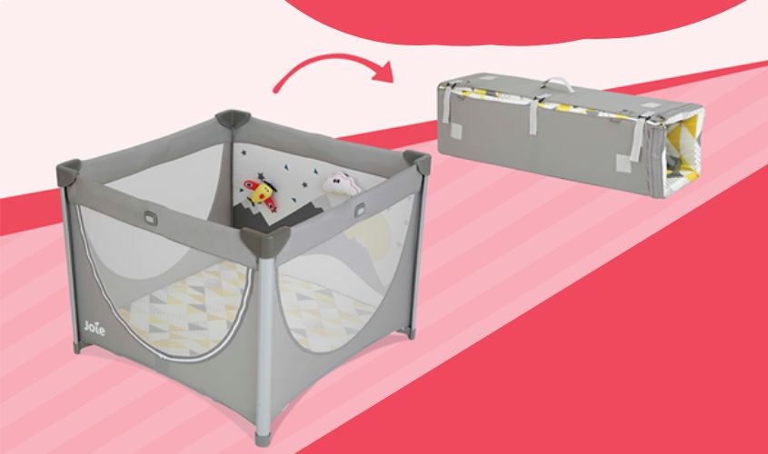 Giường cũi Joie được thiết kế tinh tế