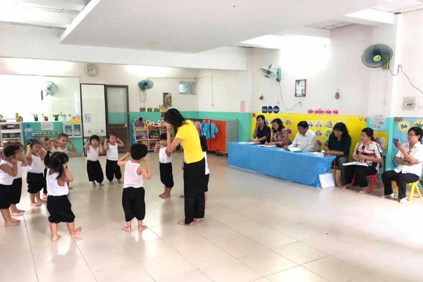 Hoạt động học tập, vui chơi tại Trường Mầm non 9 Quận 4 Hoạt động học tập, vui chơi tại Trường Mầm non 9 Quận 4