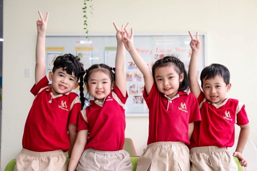 Các bé học tại Trường Mầm non Việt Mỹ Quận 4 Các bé học tại Trường Mầm non Việt Mỹ Quận 4