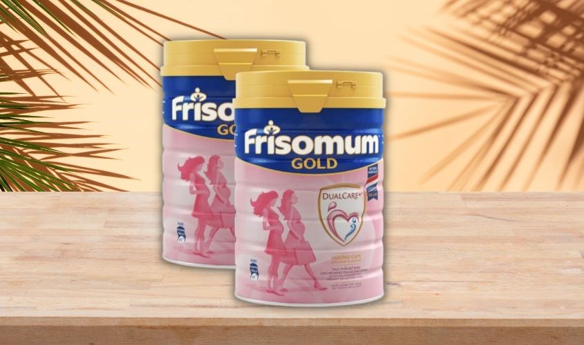 Sữa bầu Frisomum Gold hương cam 900g